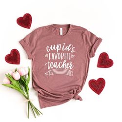 cupid teacher shirt teacher valentine shirt cupids favorite teacher valentine teacher gift teacher squad valentine cupid