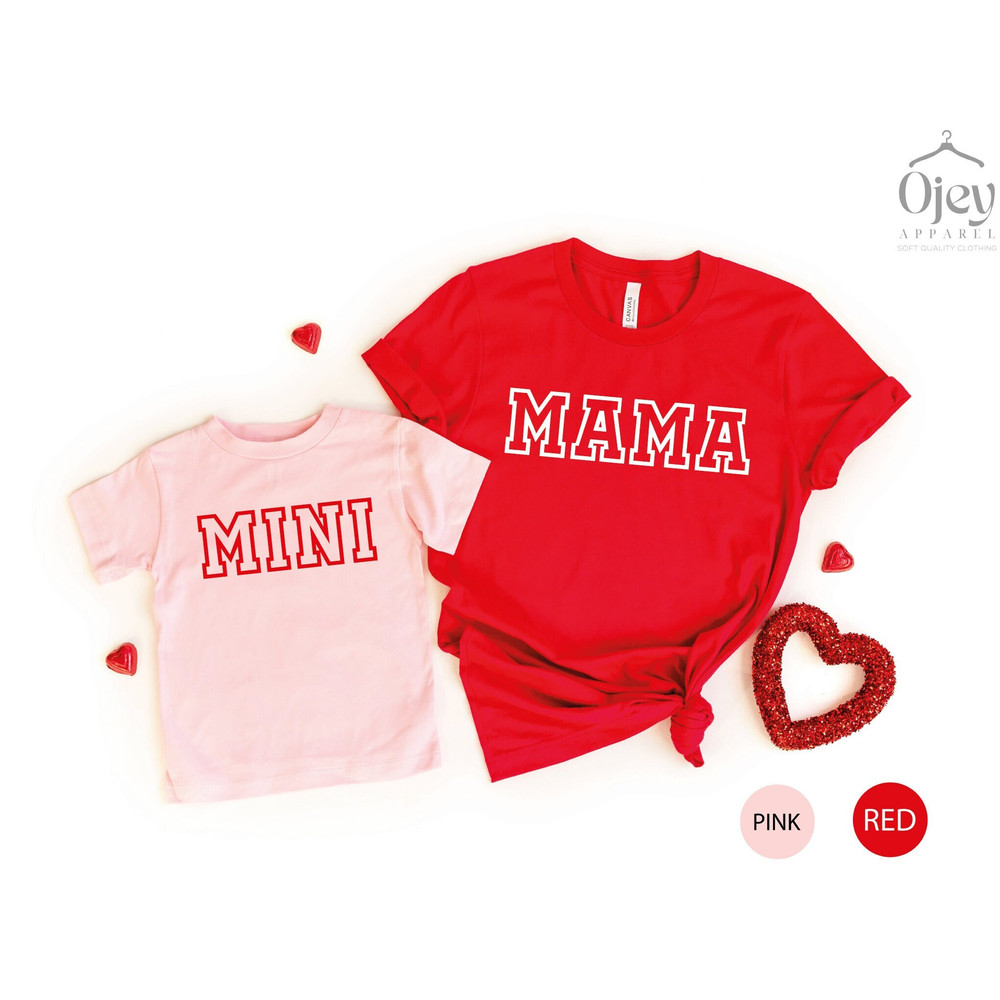 Mama Mini Onesie Toddler, Mama & Me Valentine Shirt, Valentine Mom Gift, Baby Valentine Shirt, Gift for Mom Valentine, Valentine Tee.jpg