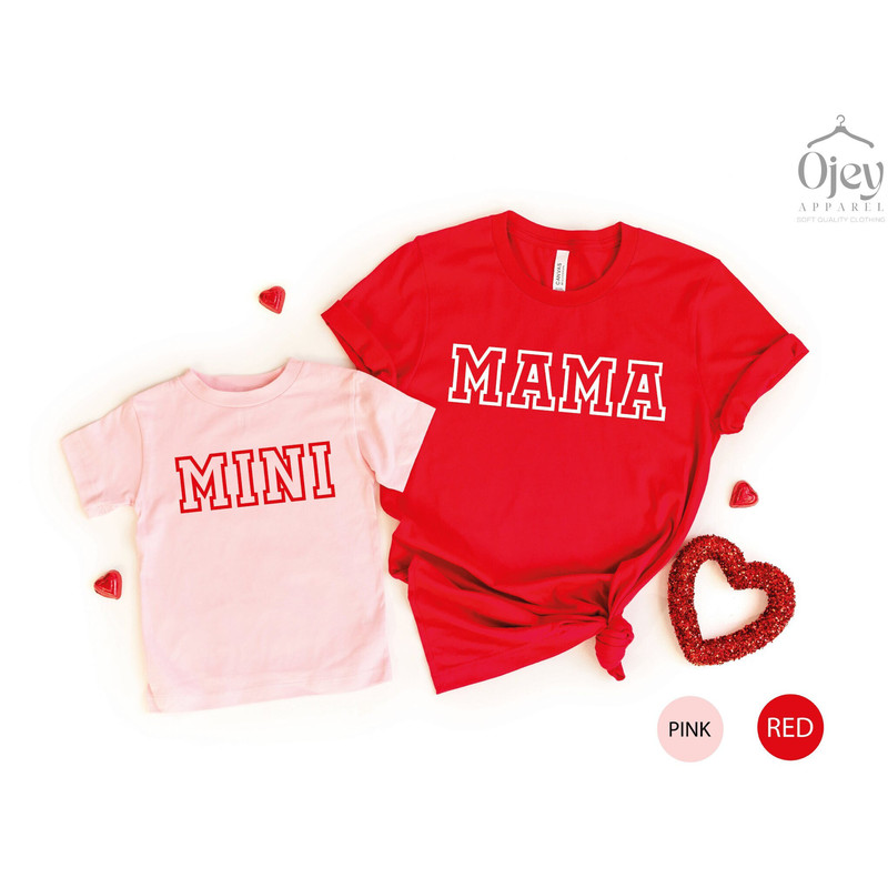 Mama Mini Onesie Toddler, Mama & Me Valentine Shirt, Valentine Mom Gift, Baby Valentine Shirt, Gift for Mom Valentine, Valentine Tee.jpg
