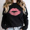 Valentines Sweatshirt Gift for Her, Pink Lips Kiss Valentines Day Shirt, Vintage Style Valentine Sweater, XOXO Love Women's Sweatshirt PJs.jpg