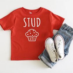 stud muffin shirt, kids valentines day tee,gift for valentine,love shirt for kids,boys valentine shirt,girls valentine g