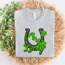 lucky horseshoe patrick day shirt, lucky shirt, patrick day shirt, shamrock shirt, st patrick day shirt, irish day shirt