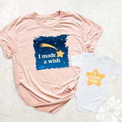 Mom and Baby Matching Shirts, I Made A Wish I Came True Shirt, Mothers Day Shirt, Mom Daughter Shirt, Mommy and Me Shirt
