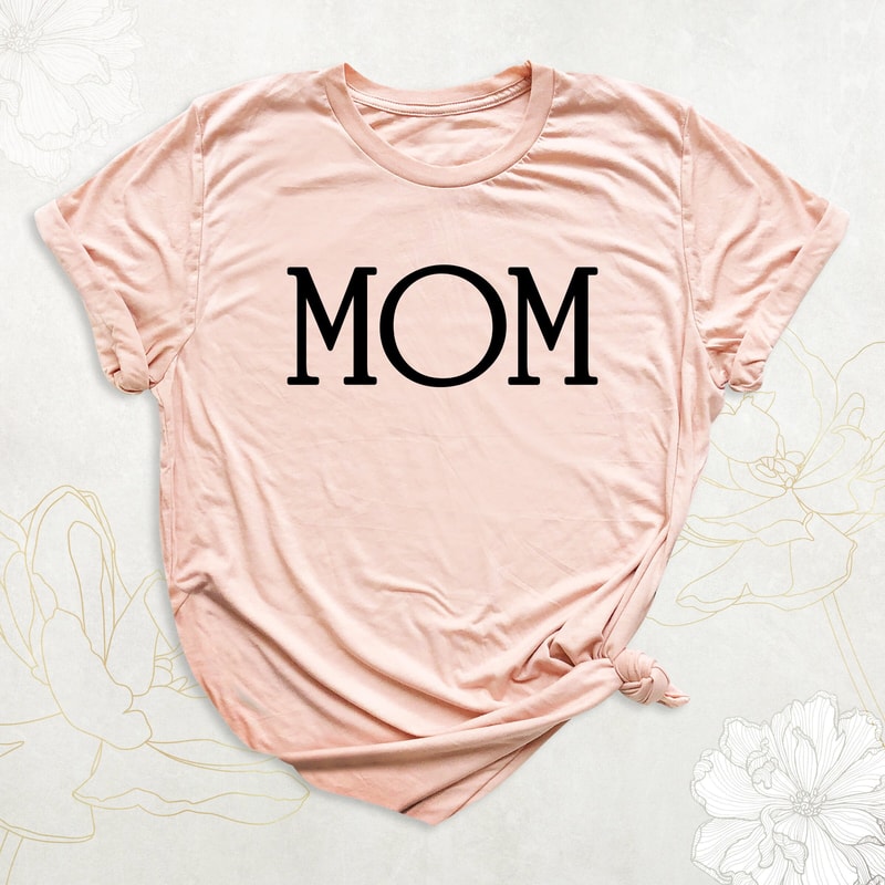 Mom Shirt, Cool Mom, First Mothers Day Gift, Personalized Gift, Mom Life Tee, New Mom Gift, Mama Shirt,Womens Clothing,Mom Tee, Mother Shirt.jpg
