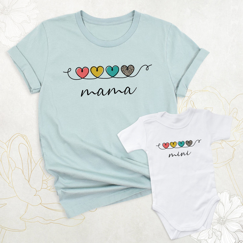 Mommy And Me Matching Outfit, Mommy and Mini Shirt, Mothers Day Shirt, Mini Shirt, Mom Daughter Shirt, Grandma and Grandkid Tee, Mama Tshirt.jpg