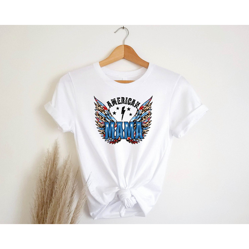 American Mama Tshirt, Mother's Day American Mom Gift Tshirt, Mother Tee, Independence Day Mom Gift Tee.jpg
