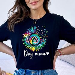 dog mom tshirt, cute dog mom paws shirt, dog mom gift shirt, dog lover gift tee, funny dog paw tshirt, cute dog paw mom
