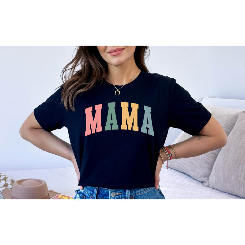 Mama T-shirt, Mom Life Gift Shirt, Mama Shirt for Mother's Day Gift From Kids, Cute Birthday Gift for Mom Tshirt, Cute Tshirt for Mama.jpg