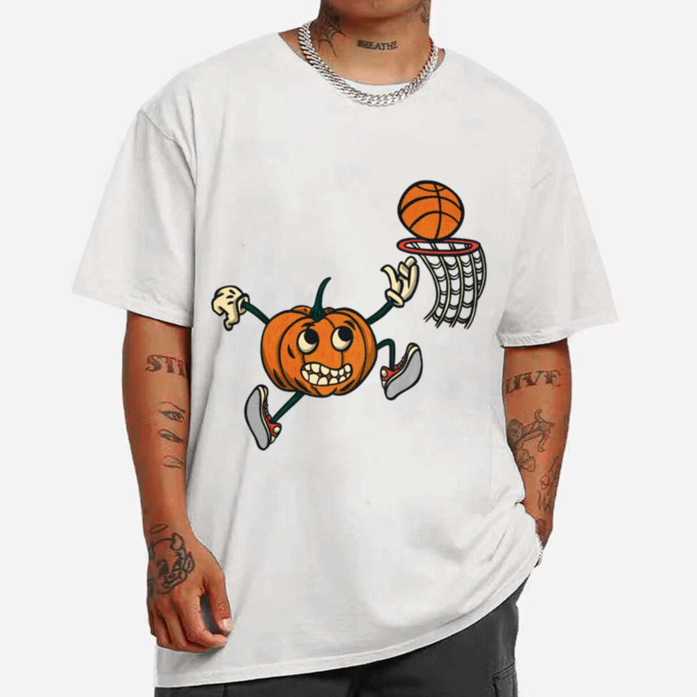 Pumpkin Playing Basketball T-shirt - Cruel Ball.jpg