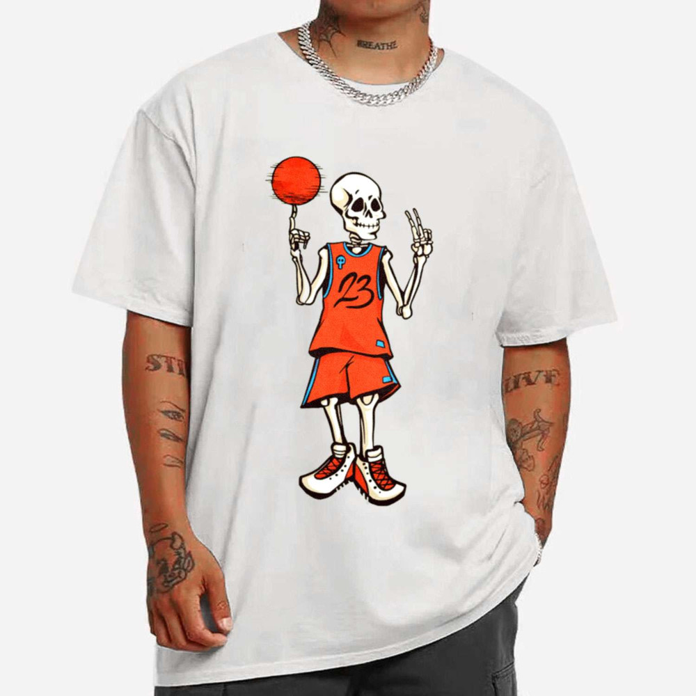 Skeleton Basketball T-shirt - Cruel Ball.jpg