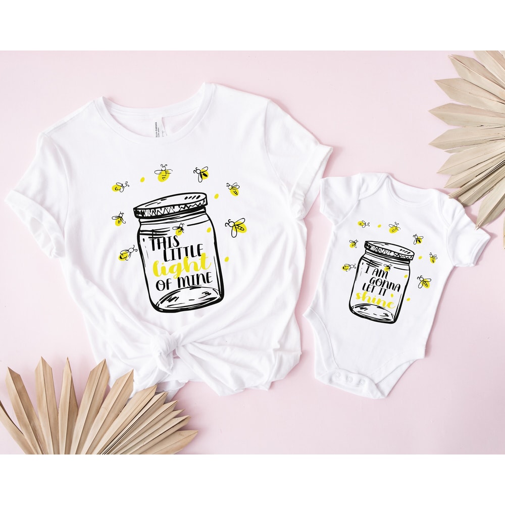 This Little Light Of Mine I'm Gonna Let It Shine Matching Mommy And Me Outfits, Mother's Day Mother Daughter Shirts, New Mom Shirts.jpg