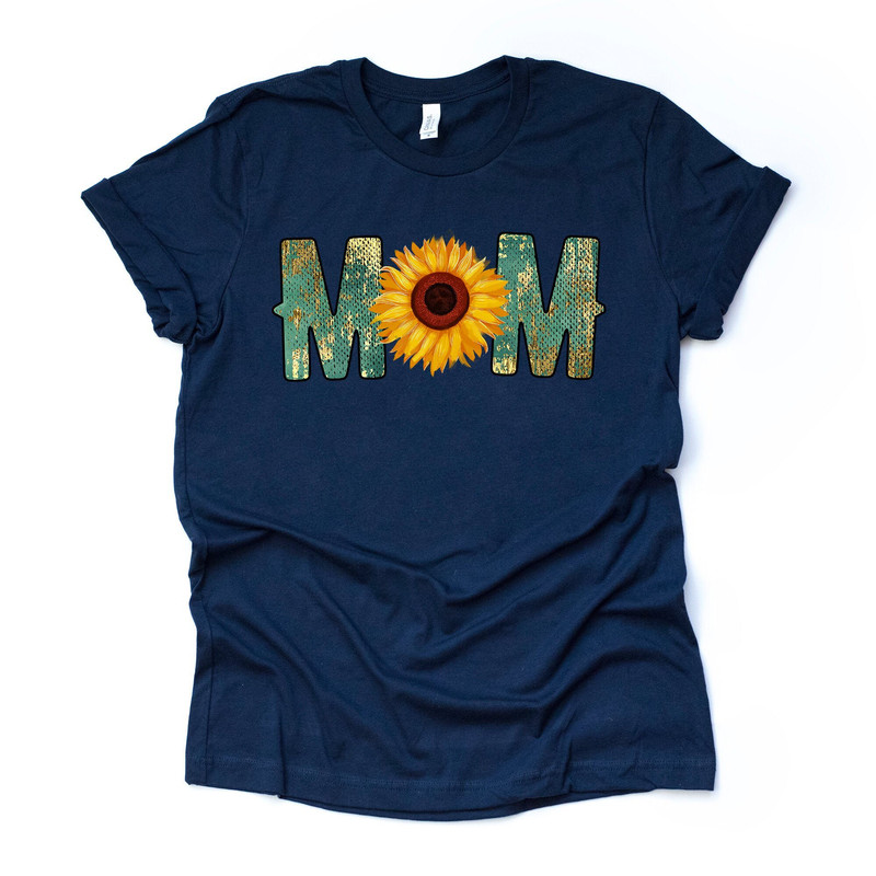 Cute Mom Sunflower, Great Gift for Mom, Mother's Day Gift, Premium Tee, 3 Colors To Choose From, 2x, 3x, 4x, plus sizes, mom plus sizes.jpg