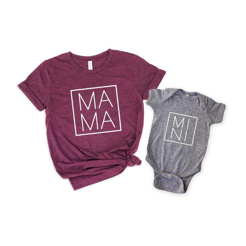 Mama And Mini Shirt, Mama Shirt, Mini Shirt, Mommy And Me Shirt, Mother And Daughter, Mommy And Me Outfit, New Mom Shirt,Mothers Day Gift,.jpg