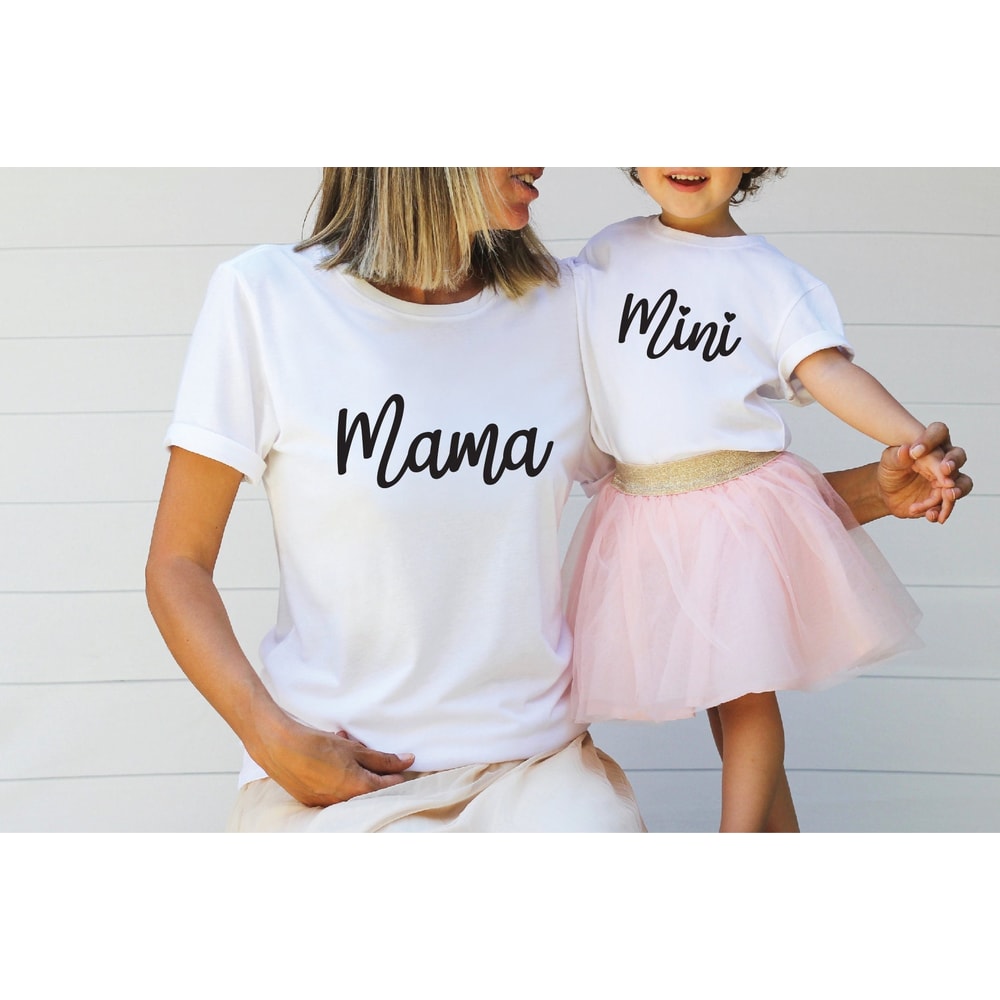 Mama Mini Shirt, Mommy and me outfits, mommy and me, mommy and me shirts, mama and mini, matching family tees, Mother's Day gift.jpg