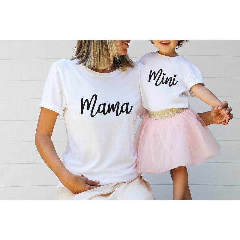 Mama Mini Shirt, Mommy and me outfits, mommy and me, mommy and me shirts, mama and mini, matching family tees, Mother's Day gift.jpg