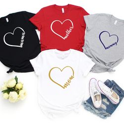 mama shirt, mom shirt, mother shirt with hearth, mothers day shirt, mothers day gift, mothers day gift, gift for mom, mo
