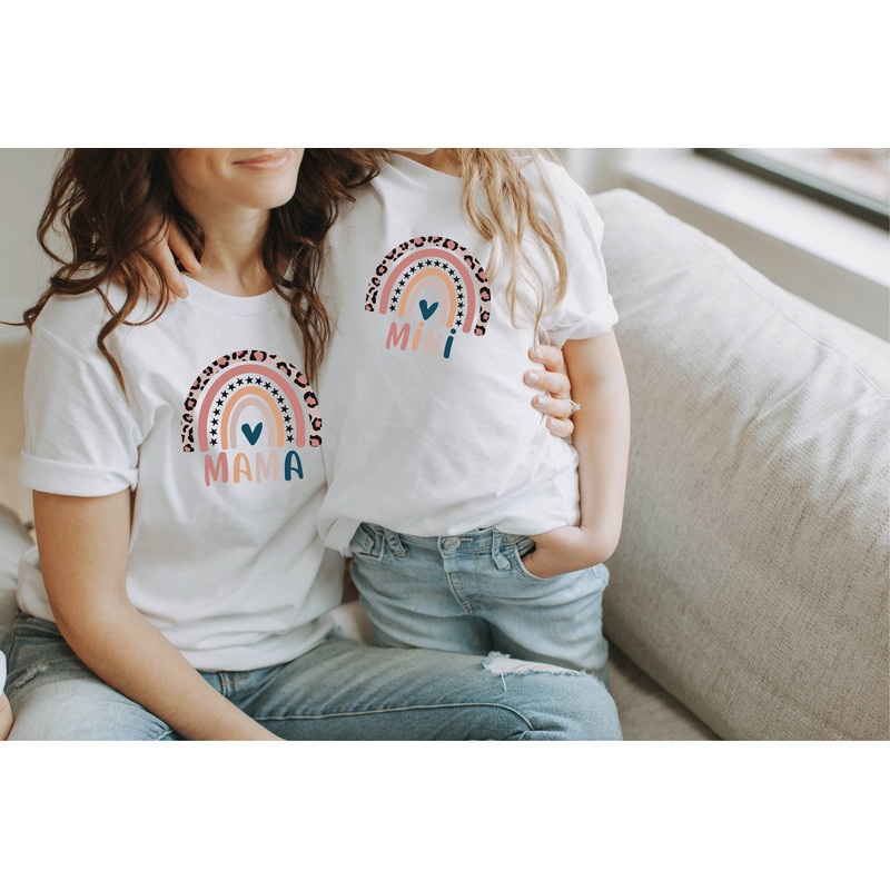 Rainbow Mama Shirt, Mama Mini Matching Shirt, Rainbow Mini Shirt, Blessing Mini, Thankful For My Mini, Thankful For My Mama.jpg