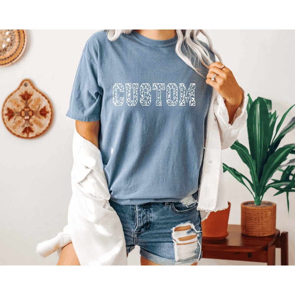 Comfort Color Custom Leopard shirt, custom tee, custom print tee,christmas gift,sister shirt,pregnancy tee, mom shirt, aunt shirt,nana shirt.jpg