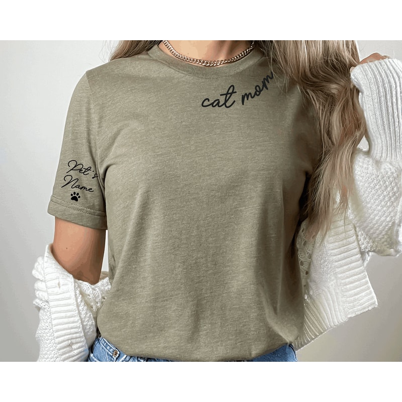 Custom Mama neck shirt with cats name on sleeve,Gift for Mothers Day, Custom Shirt, Personalized Mom Shirt,Mothers Day shirt,Cat Mom Shirt.jpg