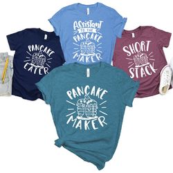 daddy and me shirt, matching assistant shirts, mommy and me outfits, fathers day shirt, matching family shirts, pancake