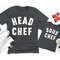 Head Chef & Sous Chef Shirt,Matching Parent Child Shirt,Graphic Tees for Families,Matching Family Tops for Mother's  Father's Day,Pregnancy.jpg
