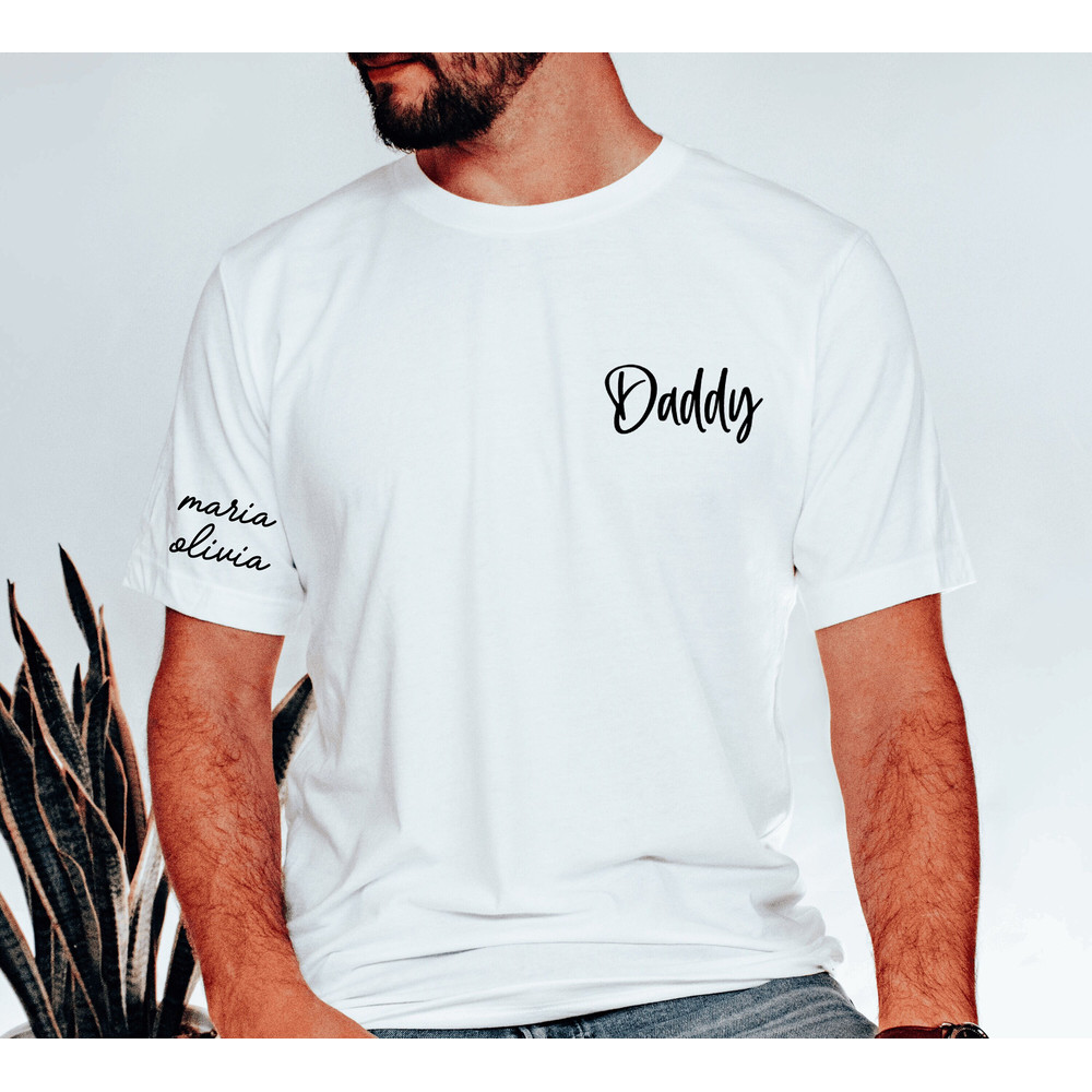 Custom Dad Shirt, Dad Shirt With Kids Names, Father's Day Gift, New Dad Shirt,Daddy shirt, Personalized Dad Shirt, Custom Kids Names Shirt.jpg
