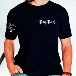 custom dog dad shirt, custom dog names shirt,personalized dad shirt,dad shirt with dog names, fathers day gift, new dad
