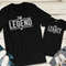 The Legend, The Legacy, Father Son Shirts, Matching Shirts, Father and Son, Fathers Day Gift, Gift for Dad, Dad and Son Shirt, Daddy and Son.jpg