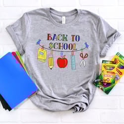 back to school t-shirt, kids school shirt, gift for students, funny kids shirt, first day to school tee, back to school