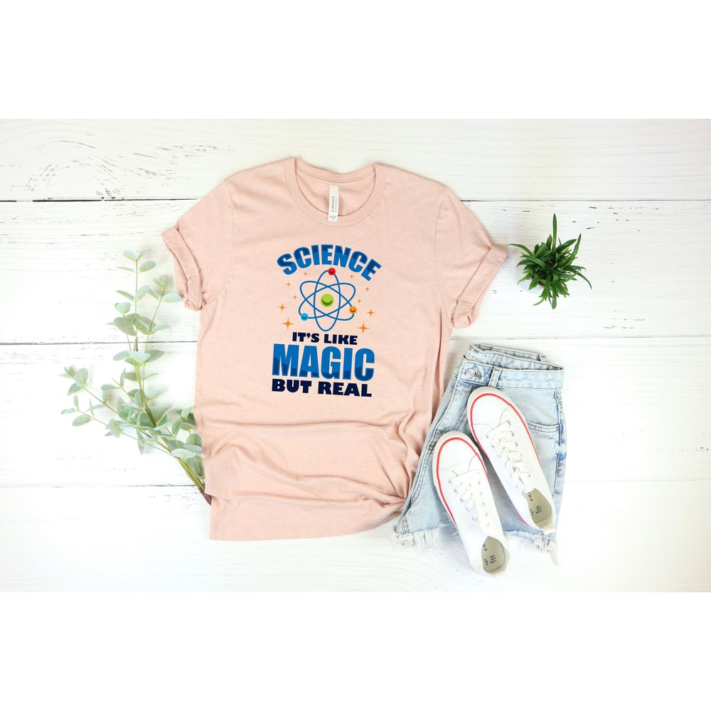 Cool Science Shirt, Science It is like Magic But Real Shirt, Gift for Science Teacher Student Shirt, Funny school spirit tee, motivational.jpg