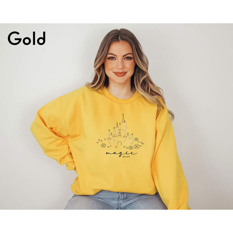 Disney Magic Castle Est 1971 Sweatshirt, Retro Disney Vacation Shirt, Disney World Sweater, Disneyland Women Sweatshirt, Disney Family Trip.jpg