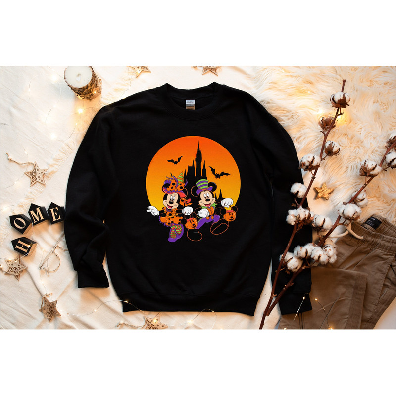 Halloween Sweatshirt Vintage, Halloween Sweatshirt, Halloween Matching Sweatshirts, Halloween Sweatshirt, Halloween Mickey Minnie Swea.jpg