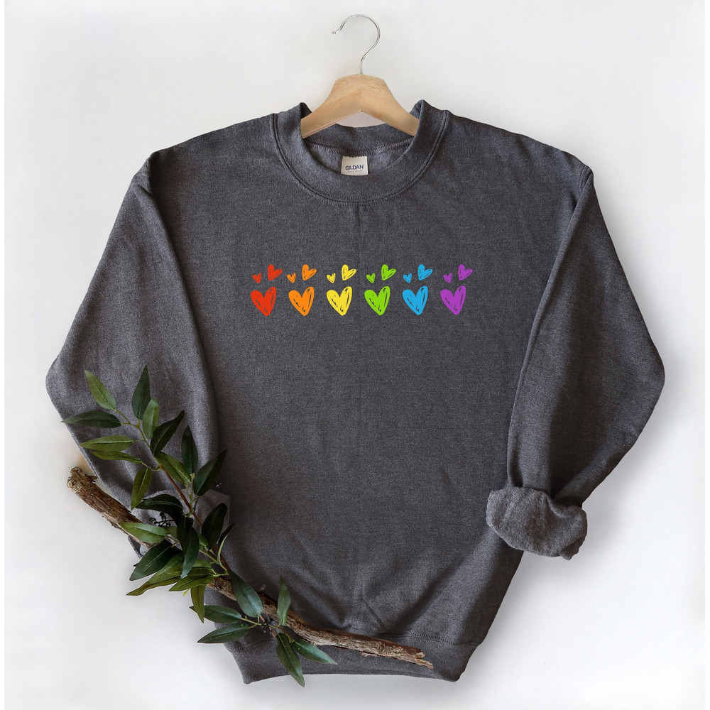Rainbow Heart Sweatshirt, LGBTQ Sweatshirt, Rainbow Sweat, LGBTQ Gift Sweatshirt, Pride Sweat, Equality Sweatshirt, LGBTQ Pride Sweatshirt.jpg