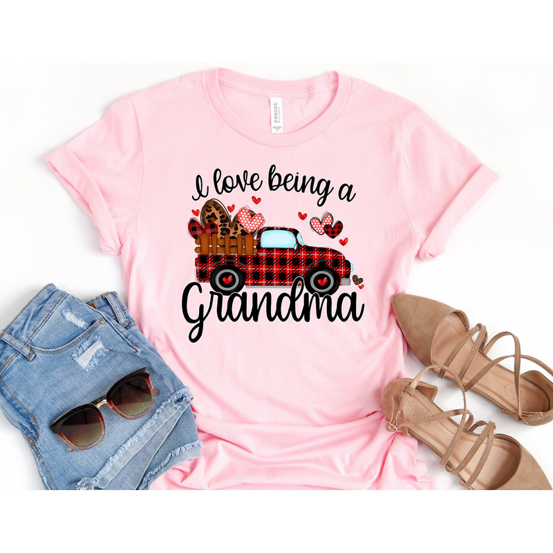 I Love being a Grandma Shirt, Grandma Shirt, Valentines Day Grandma Shirt, Gift for Grandma, Grandma T-shirt, Grandma Mother's Day.jpg