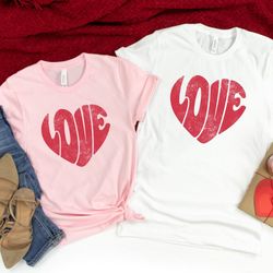 LOVE Heart Valentines Shirt, Leopard Heart Shirt, Cute Valentines Day Shirt, Leopard Shirt, Cute Heart Shirt Unisex, Val