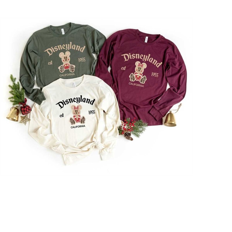 Christmas Sweatshirt, Christmas Gingerbread Shirt, Christmas Disneyland Crew, Christmas Mickey and Minnie Sweatshirt,Chr.jpg