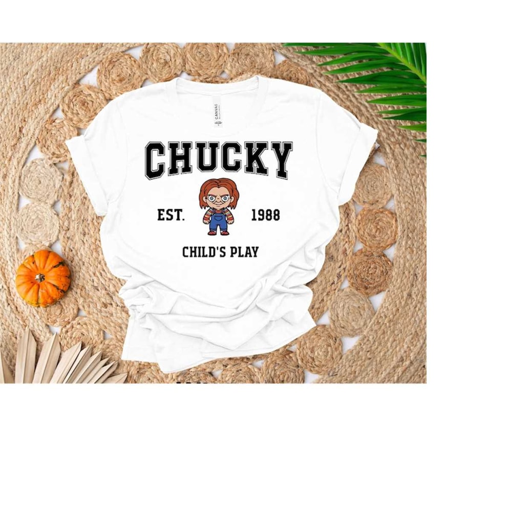 Chucky Halloween Shirt, Horror Movie Character T-shirt, Horror Night Sweatshirt, Spooky Shirt, Chucky Halloween Costume,.jpg