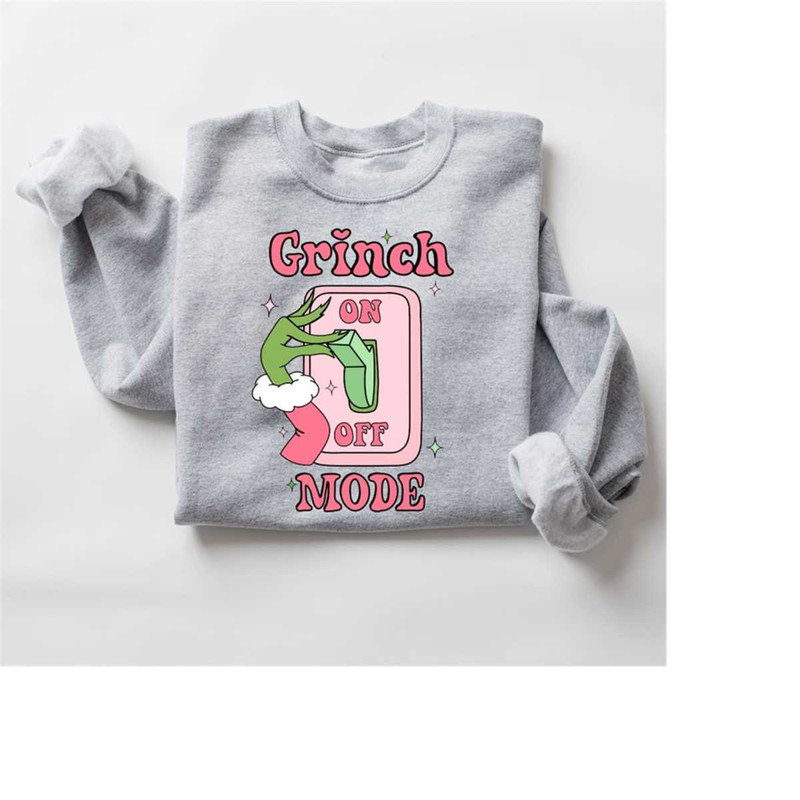 Grich Hand Sweater, Grin Mode On Shirt, Movie Christmas Hoodie, That's It I'm not Going, Merry Grinmas, Gift for Christm.jpg
