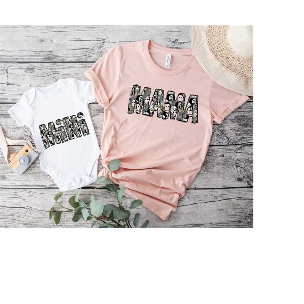 Halloween Ghost Mama Mini Shirts, Matching Family Shirts, Kids Halloween Shirt, Spooky Mama, Spooky Mini,Family Hallowee.jpg