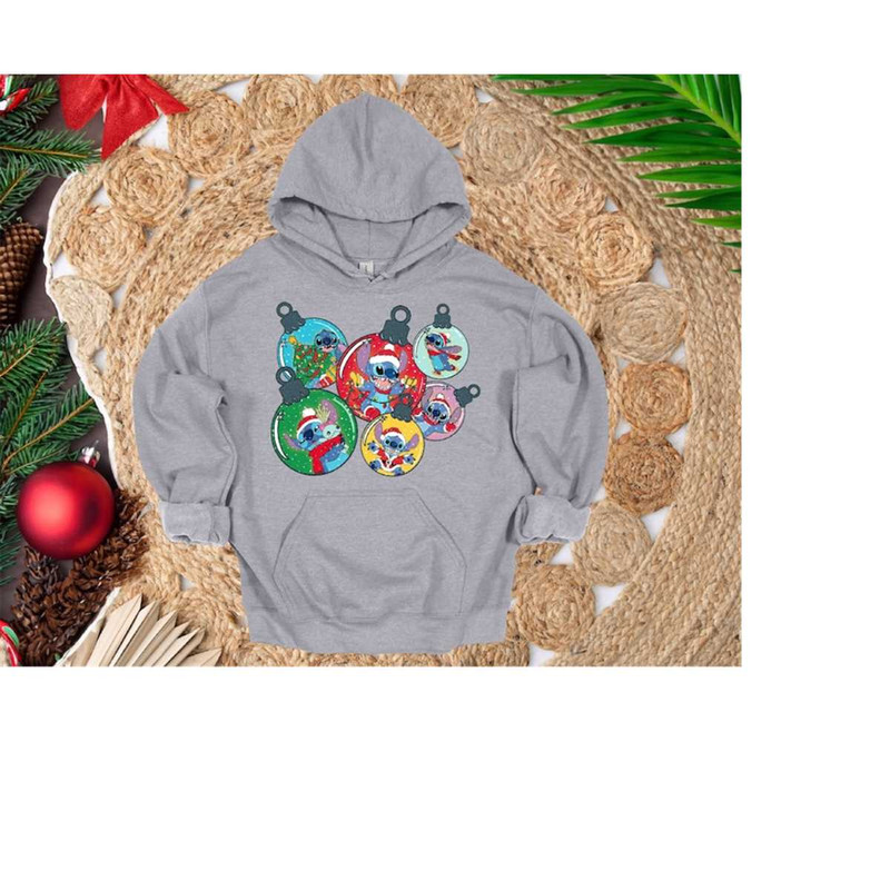 Stitch Christmas Hoodie, The Most Wonderful Time Of The Year Lilo & Stitch Christmas Lights T-Shirt Christmas Stitch Orn.jpg