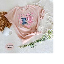 stitch shirt, lilo and stitch shirt, love and stitch, disney shirt, graphic tee, bleached graphic tee, disney lilo and s