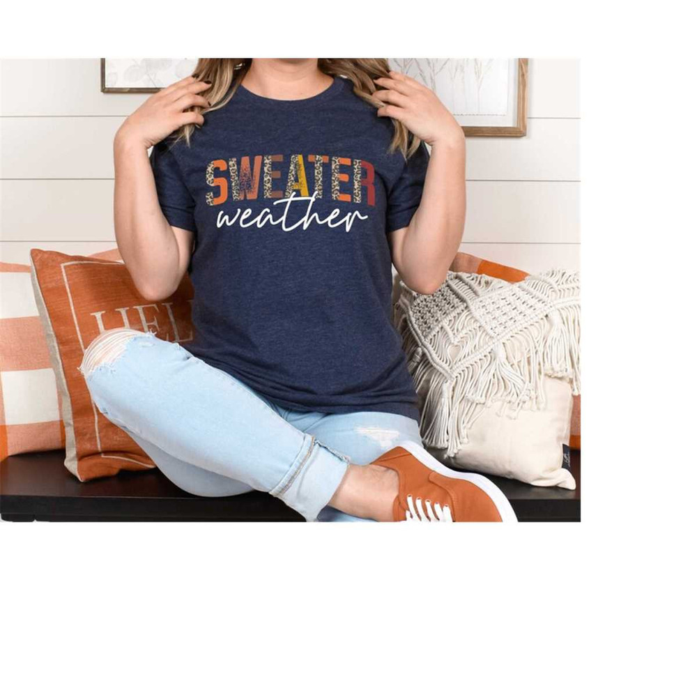 Sweater Weather Sweatshirt, Cozy Vibes Sweatshirt, Fall Sweater, Autumn Hoodie, Fall Crewneck, Cute Fall Hoodie,Fall Sea.jpg