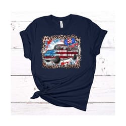 independence day vintage truck, red white and blue truck, summer truck, july 4 shirt, independence, america, patriotic,