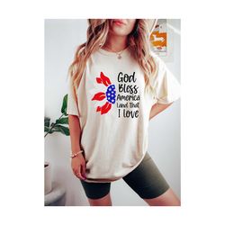 god bless america shirt, land that i love shirt, retro america shirt, patriotic shirt, fourth of july shirt, freedom shi