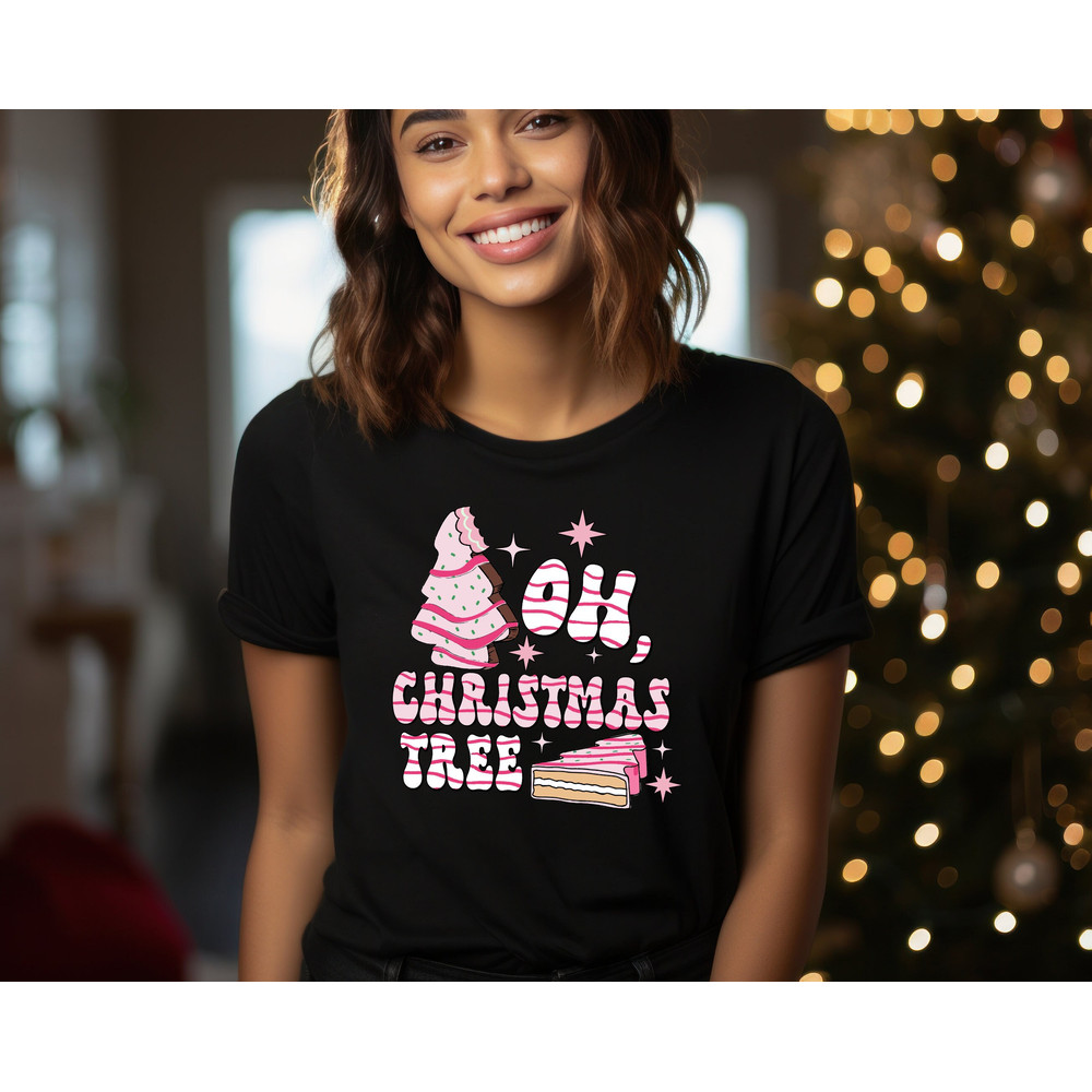 Christmas Cake T-shirt, Christmas Tee, Christmas Tree Shirt, Tis The Season T-Shirt, Christmas Family Gift Shirts.jpg