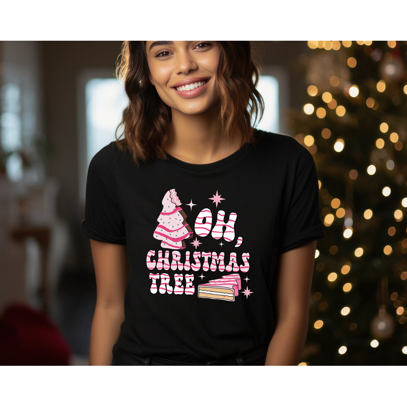 Christmas Cake T-shirt, Christmas Tee, Christmas Tree Shirt, Tis The Season T-Shirt, Christmas Family Gift Shirts.jpg
