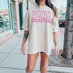 comfort colors shirt, mama shirt, mom shirt, gift for mom, mothers day shirt, mothers day gift, mama, new mom, trendy mo