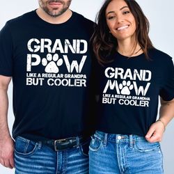 grandpa grandma shirt, dog grandparent tee, dog love shirt, cat love tee, pet grandparent gift, dog lover apparel, cat l