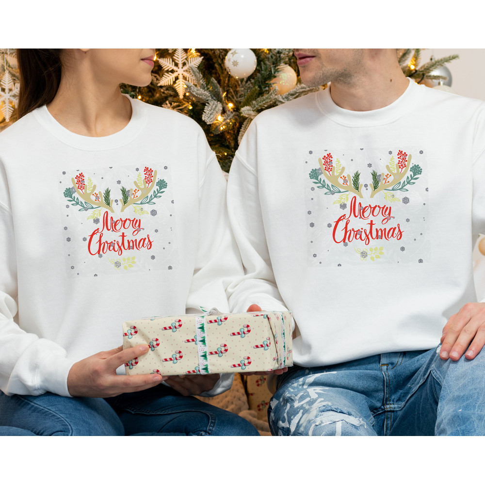 Merry Christmas Reindeer Sweatshirt, Reindeer Sweatshirt, Christmas Family Sweatshirt, Christmas Sweatshirt, Merry Christmas Sweatshirt.jpg