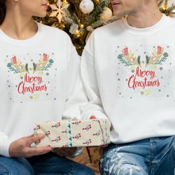 merry christmas reindeer sweatshirt, reindeer sweatshirt, christmas family sweatshirt, christmas sweatshirt, merry chris